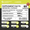 CF Carbamide Forte L Carnitine 1000mg Veg Capsules Pre Workout Energy Support For Men Women Fitness Training 60 Capsules X Pack Of 2