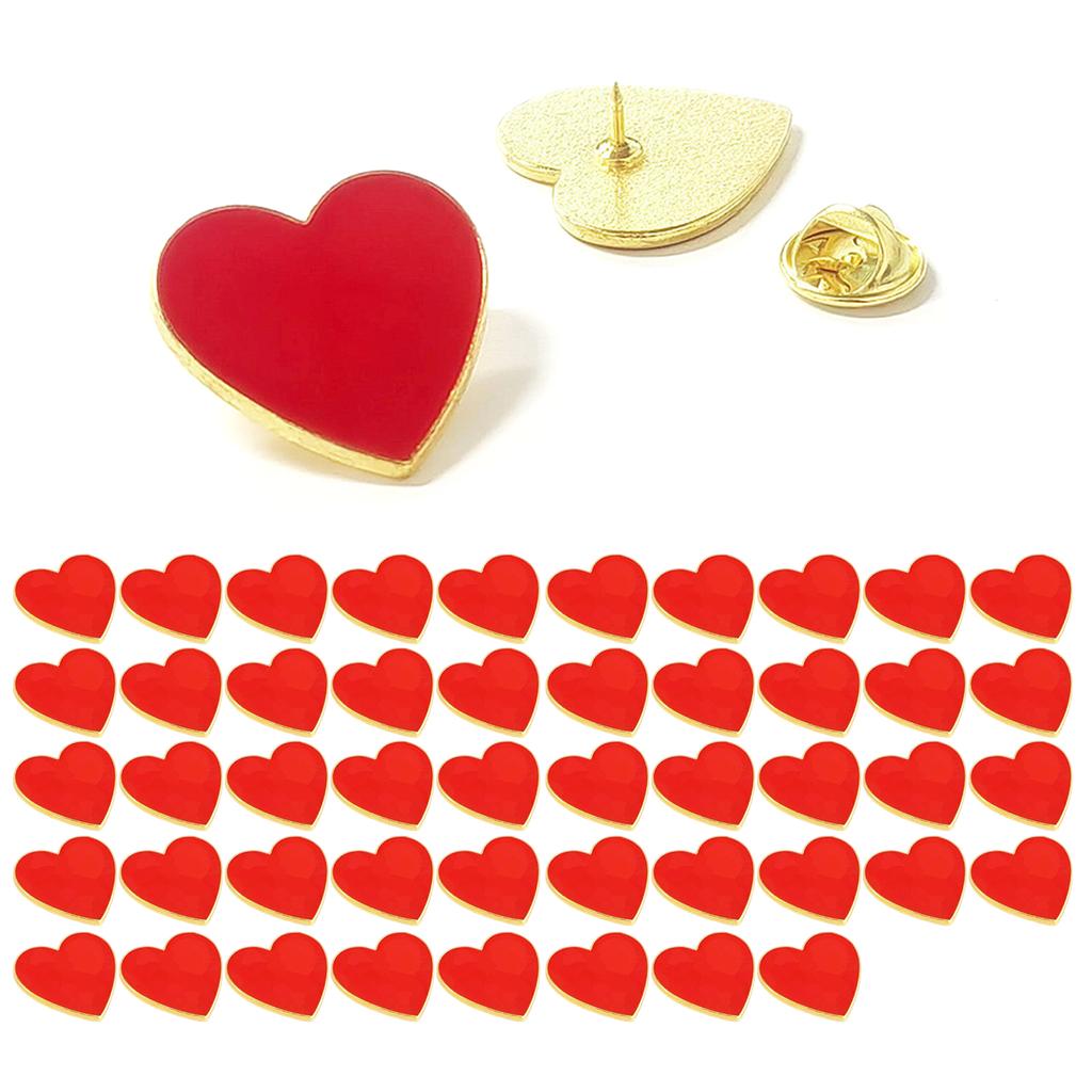 Unique Heart Shaped Brooch For Couples And Friend Crafted From Sturdy Alloy