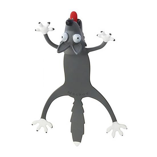 3D Tier Lesezeichen Niedliche PVC Cartoonfigur Lesezeichen für Kinder Leser Lustige Schreibtischdeko Geburtstagsweihnachtsgeschenk für Schüler Buchliebhaber