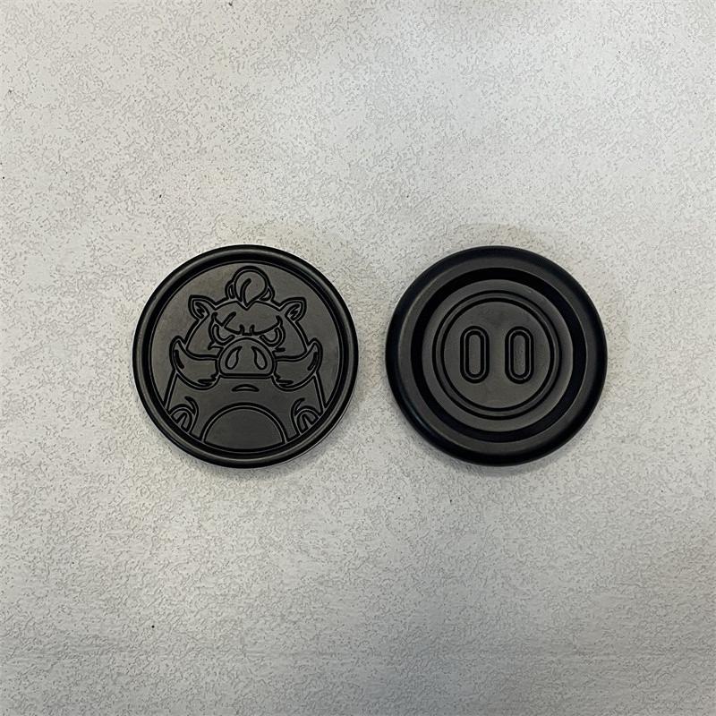 Mini Fidget Magnetic Push Coin Milk Cap Push Card Edc Metal Stress Relief Toy Decompression Relieving Anxiety Ppb Antistresse
