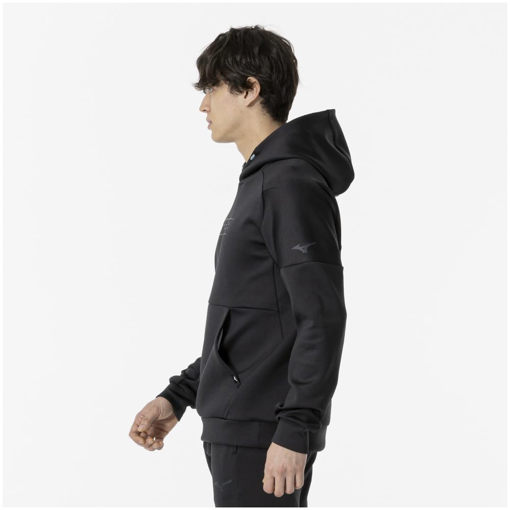 Training Wear Stretch Sweat Pullover Hoodie Parka 32MCA561 Black M