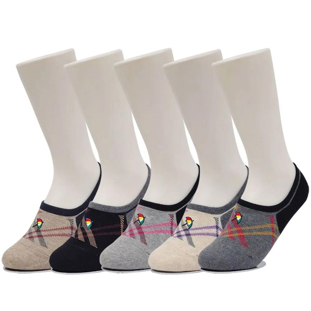 Arnold Palmer Non-Slip Minimizing Slip-Off Women s Diagonal Cotton Socks 5 Pairs SL001 SL001_5 pairs