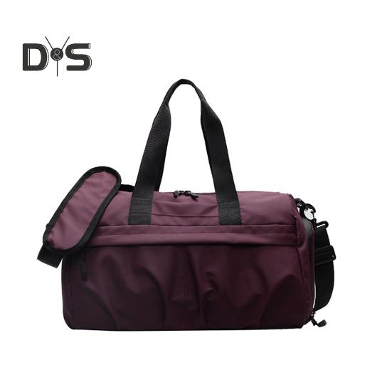 Small Duffel Bag for Sports Gym Bag with Shoe And Wet Clothes Compartment Waterproof Carry-on Travel Bag for Women And Men Weekend Getaway