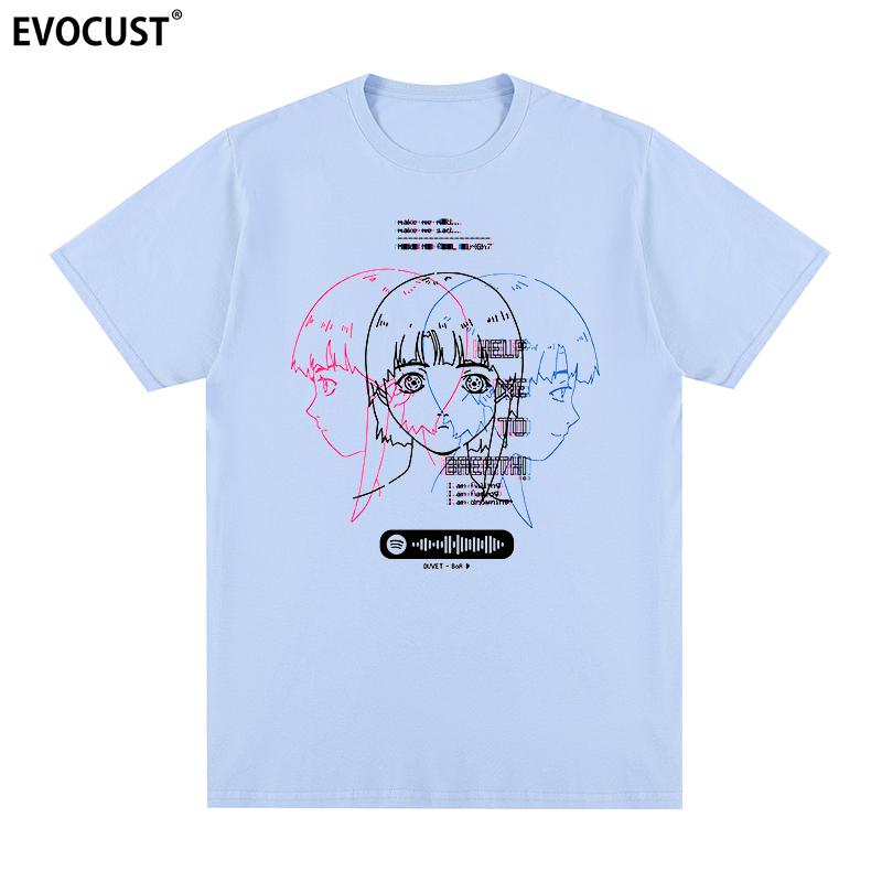 

Serial Experiments Lain Classic Japanese Glitch Aesthetic Manga Anime T-shirt Cotton Men T Shirt New TEE TSHIRT Womens Tops 4XL