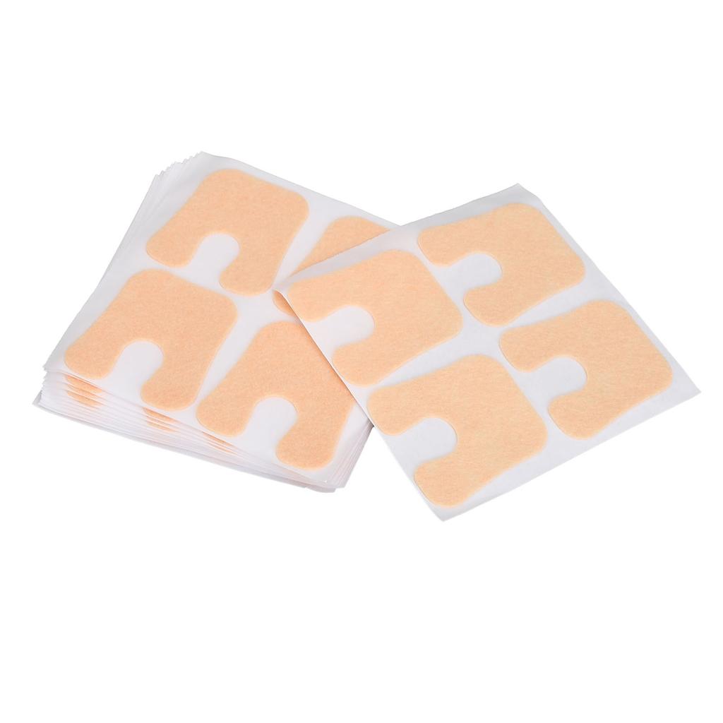 48pcs U Shaped Felt Callus Pads Prevent Rubbing Relieve Pressure Self Adhesive Callus Cushion Pads for Forefoot