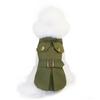 Hundemantel Trench Pet Jacke Herbst Winter Hundekleidung für kleine Hunde Yorkie Gürtel Dekor Welpe Katze Kostüm Pudel Chihuahua Outfits