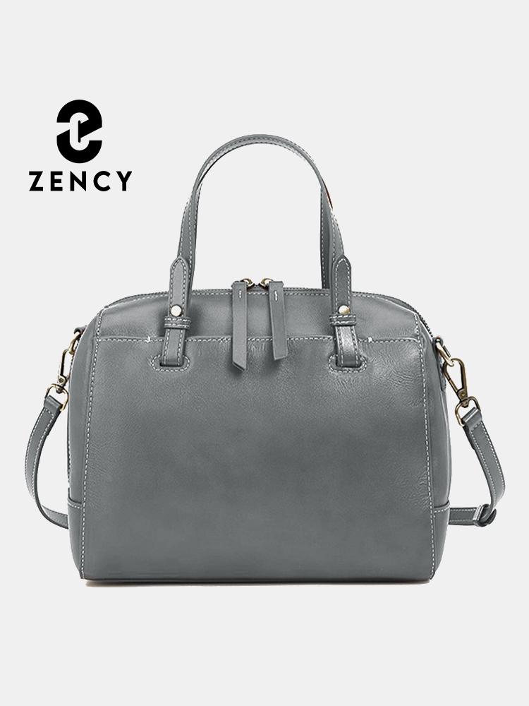 Zency Echtleder Vintage Designer Handtasche für Damen