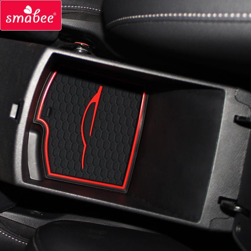 Smabee Gate Slot Cup Pad Non-Slip Mat for Kia Rio 4 X-Line RIO 2017 - 2024 Rio4 Car Anti-Slip Mats Interior Accessories Coaster