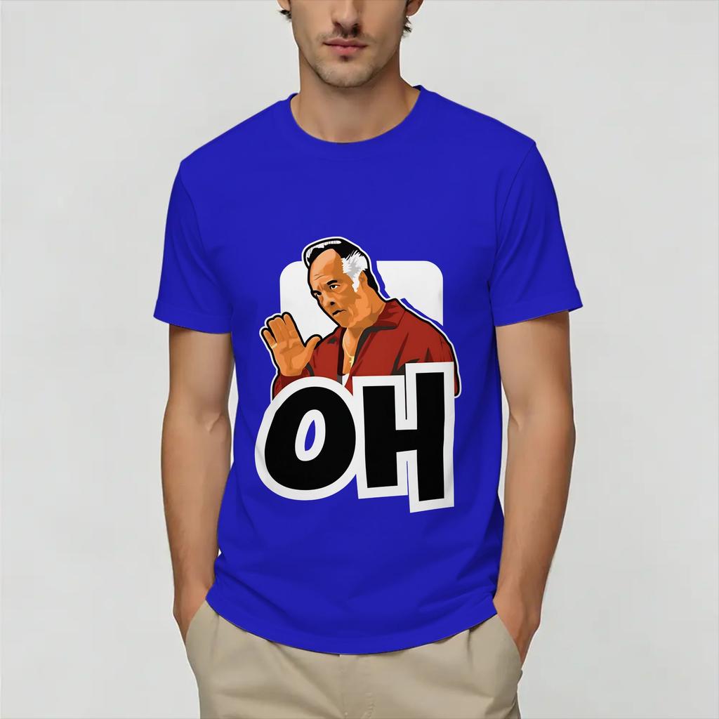 Fashion The Sopranos Tshirts Unisex Crewneck Pure Cotton T Shirt Short Sleeve Tee Shirt Gift Idea Clothing