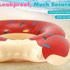 Rooxin Donut Schwimmring Aufblasbarer Schwimmbad-Schwimmer für Kind Erwachsener Schwimmkreis Babyschwimmreifen Wasserspiel Schwimmausrüstung