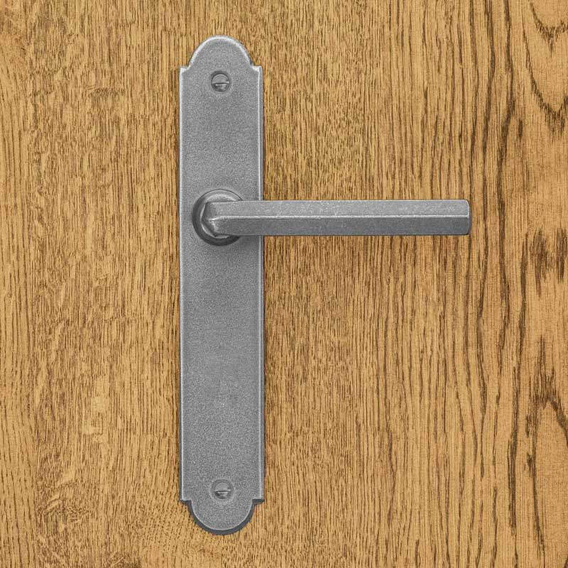 ALBA handle with plate without hole, STEEL