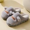 Cotton slippers women and men autumn and winter home couple home indoor warm non-slip thick bottom plush