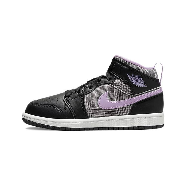 (PS) Air Jordan 1 Mid SE Houndstooth Kids DC7227-015 EU 27.5
