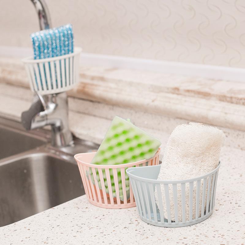 Drain Rack Sink Plastic Hanging Basket Racks Shelf Spout Holder Sponge Storage Kitchen Supplies Faucet Rack