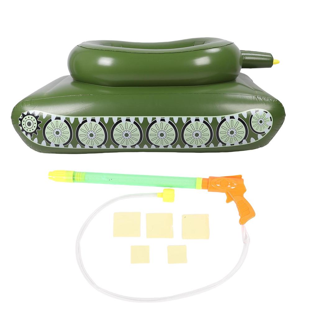 Inflatable Tank Pool Float Waterproofing PVC Leakproof Long Lasting Swimming Float Toy for Summer