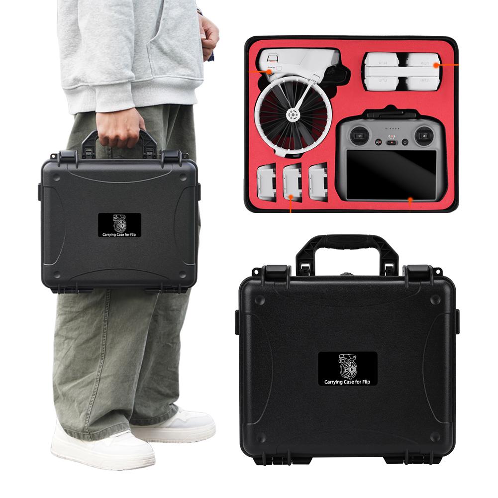 For DJI Flip Hard Carrying Case Hard Shell Case Waterproof Hand-held Case Explosion-proof Case Handbag for DJI Flip Accessory