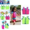 High Buoyancy Kids Swimming Vest With Waterproof Zipper And Adjustable Belt