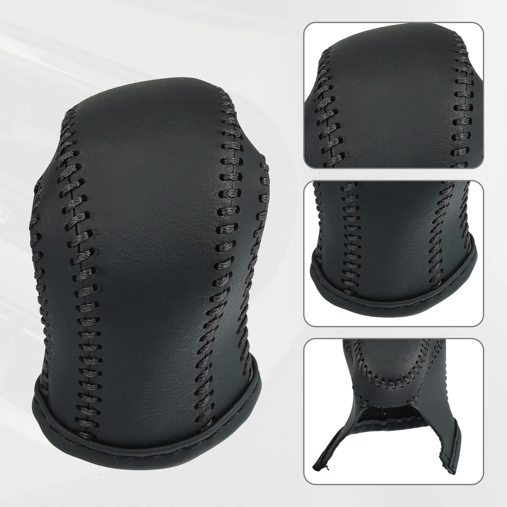 uxcell Shift Knob Interior Gear Shift Knob Decorative Cover Compatible with Toyota 2017 2018 2019 2020 2021 Cover, Protector, Black, C-HR