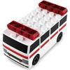 Tomica Plarail Block Ambulance Toy Vehicle with Interchangeable Parts and Colorful Design