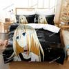 Exquisite 3D Anime Angels of Death Wallpaper Print Bedding Set Duvet Cover Comforter Bed Youth Kids Girls Boys Luxury Gift