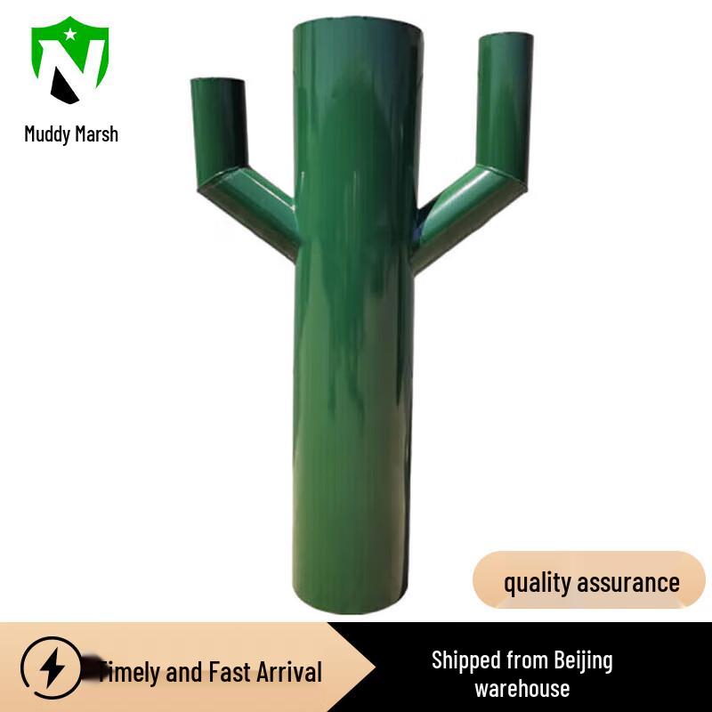 Iron Simulated Tree Stump for Outdoor Training