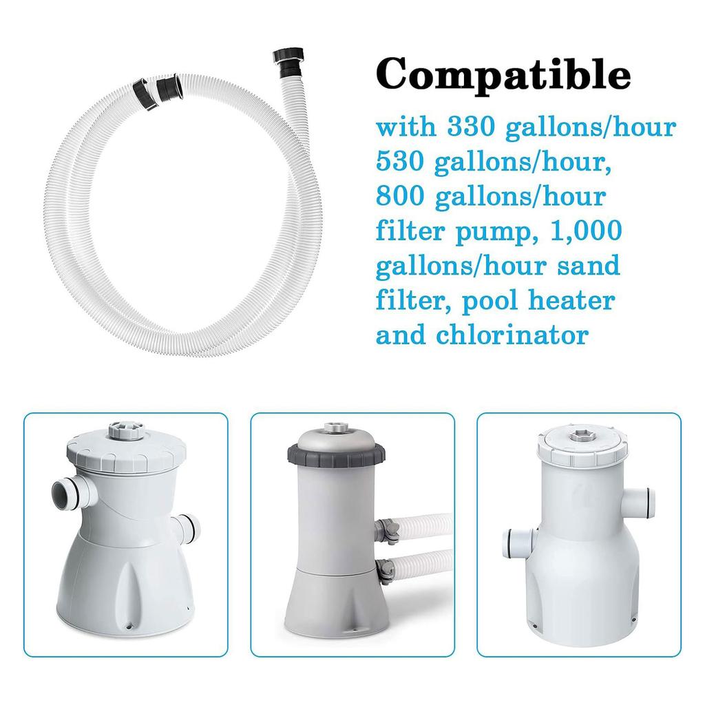 BW58368 1,5palcová hadice pro nadzemní bazén Hadice k bazénovému čerpadlu Náhradní hadice k bazénovému čerpadlu Příslušenství pro filtrační čerpadla