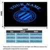 1PC Club Brugge KV Custom Name Patterned Flannel Blanket Suitable For All Seasons for Home Decor Warmth and Comfort Gifts Holiday Present