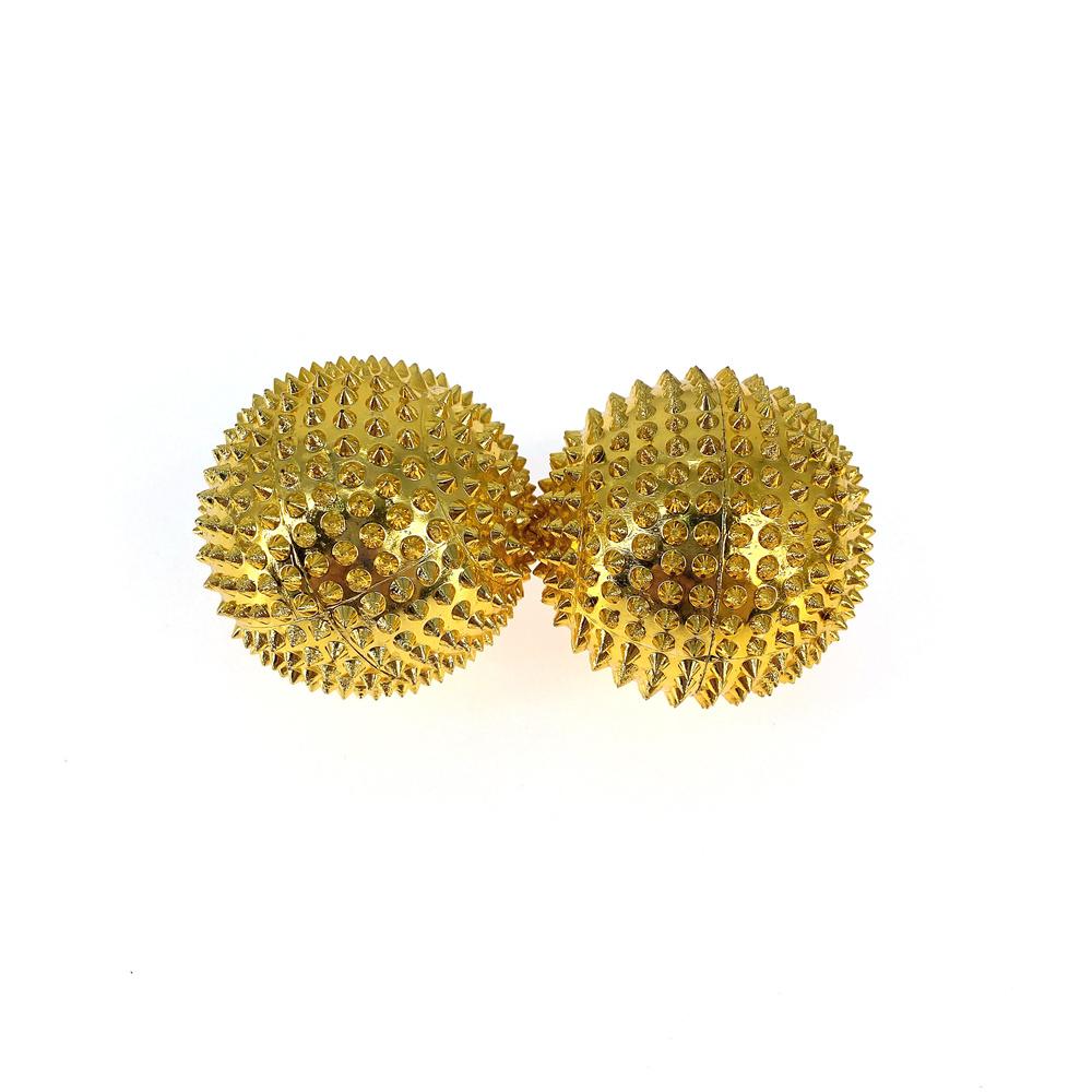 1 paar Yoga Fitness Ball Magnetfeldtherapie Massager Magnet Hand Akupunktur Ball Akupunkturpunkt Nadel Massage Männer Frauen Druckentlastung
