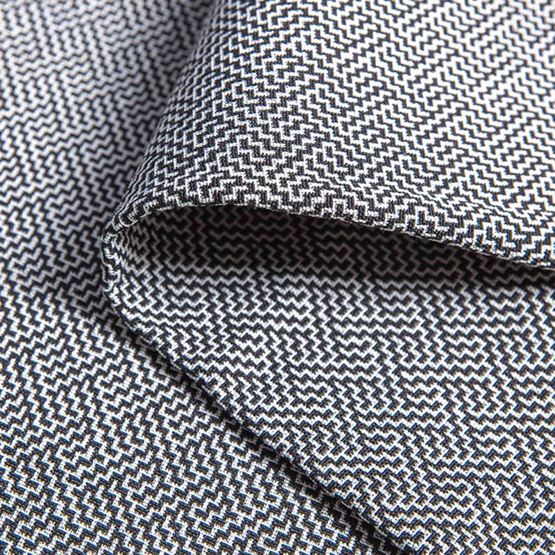 BILU Thicken Yarn Woven Polyester Cotton Linen Ethnic Jacquard Fabric for Home Textile