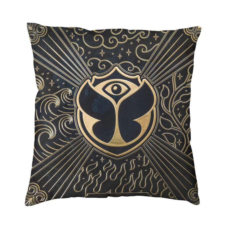 Tomorrowland Cushion Covers Electronic Dance Funny Print Velvet Nordic Pillow Case Decoration Salon