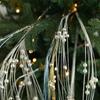 Artificial Christmas Glitter Branches Plastic Christmas Tree Decoration  New Year