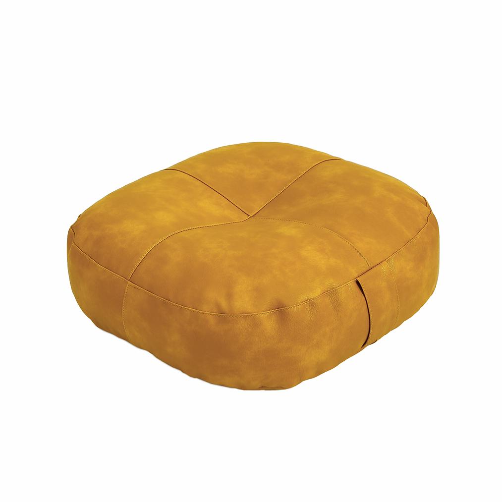 Japanese Floor Cushion: Tatami Leather Zen Meditation Mat for Living Room or Bay Window