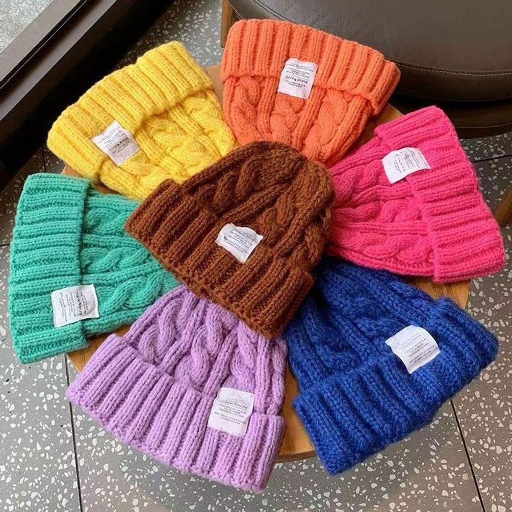 

Women s Colored Twisted Knit Ski Resort Fashion Beanie Hat Blue