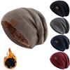 Thick Warm Winter Beanie Cap Soft Skull Cap Unisex Knitted Hats