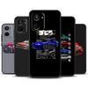 Sports Car JDM Tokyo Drift For Realme 10 11 12 Pro Plus GT Neo5 C11 C30 C31 C33 C35 C25s C21Y C51 C55 C53 GT5 Pro Case