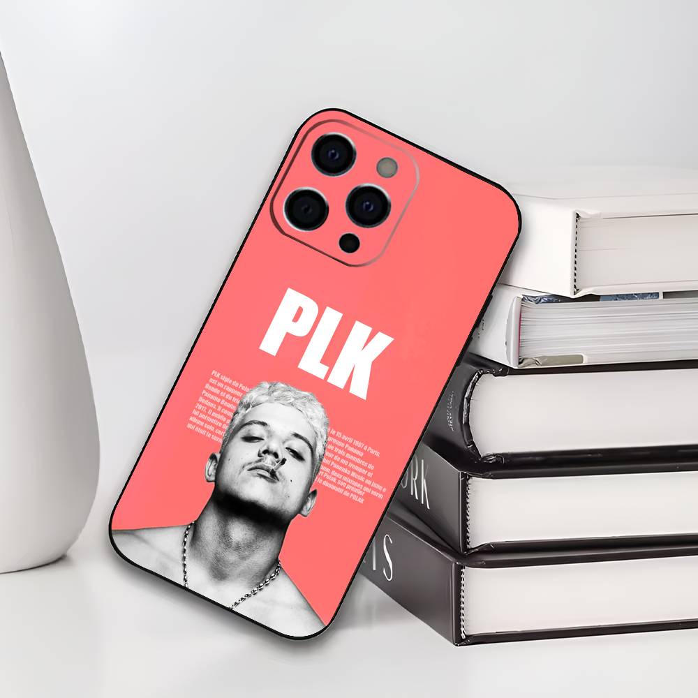 

PLK French Rapper Phone Case For IPhone 17,16,15,14,13,12,11,Plus,Pro,Max,Plus,XS,soft case Black silicone iPhone17