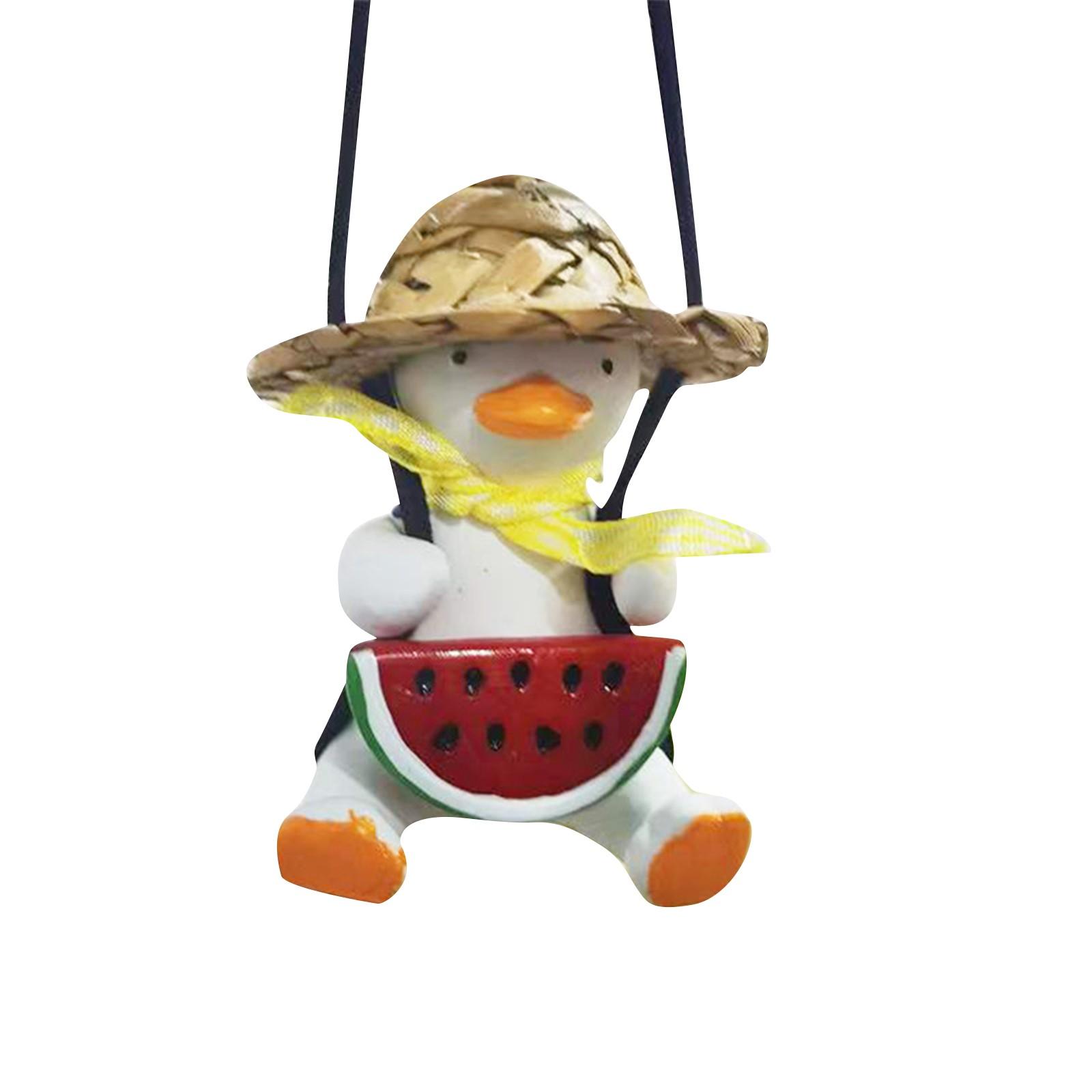 

Cute Swinging Car Hanging Ornament Funny Rear View Mirror Swing Hanging Accessories белый