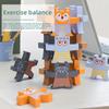 Wooden Bear Balance Stacking Toy For Kids Development And Hand Eye Coordination