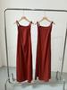 2024 Summer Slimming Natural Hemp A-line Dress with Knot Straps