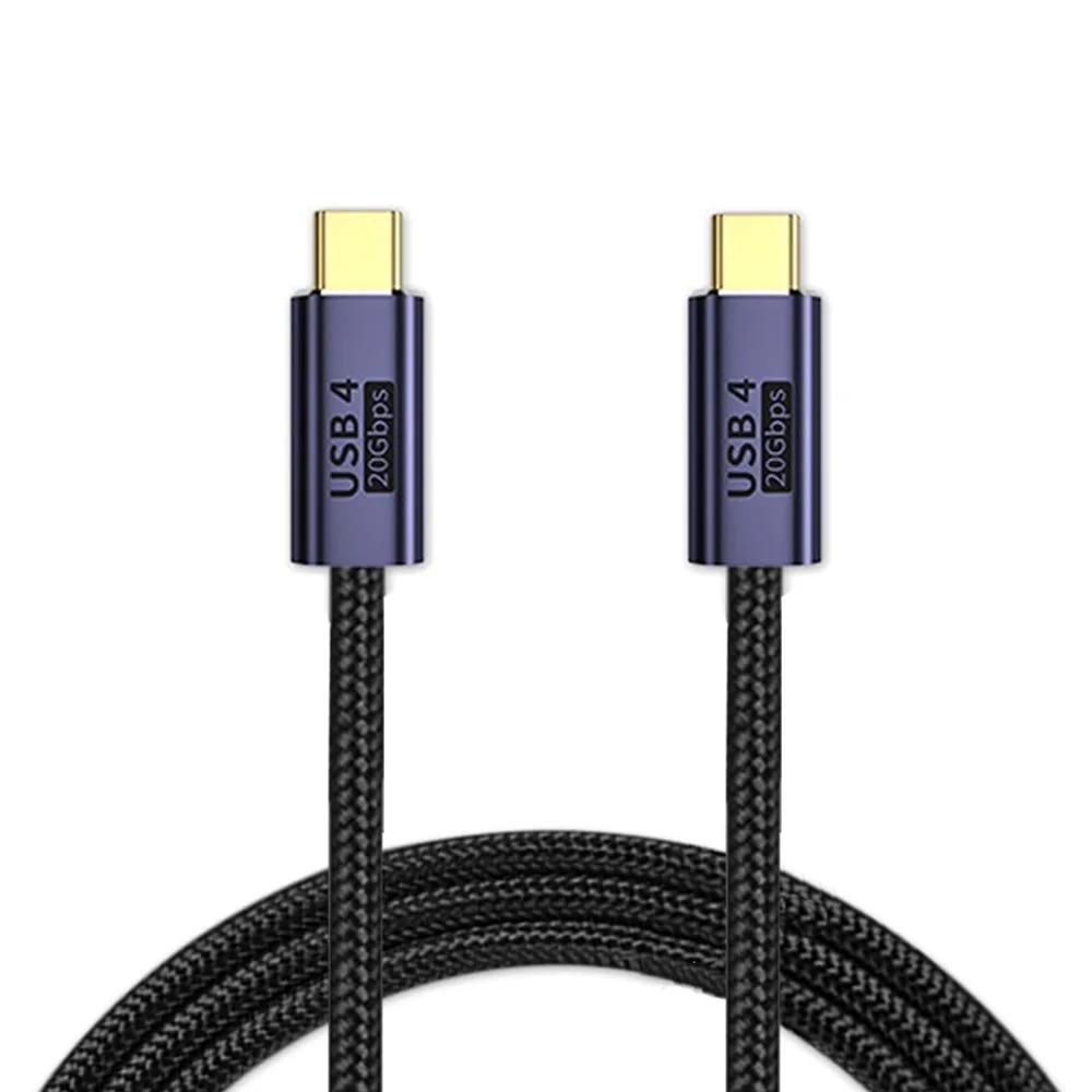 USB4 Cable USB-C Thunderbolt 4 3 with TB 8K 60Hz Video 20bps 20V 5A PD 100W Fast Charging for PS5 Nintendo Switch MacBook Pro