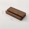 Universal Wooden Phone & Tablet Stand - Black Walnut & Beech Wood