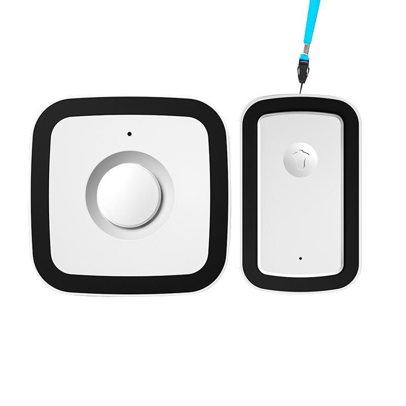 Elderly Wireless Pager: One-Button Doorbell & Bedside Emergency Call Alarm