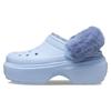 Stomp EVA Non-Slip Abrasion Resistant Hole Shoes Unisex Blue