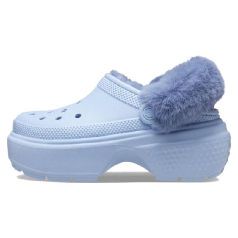 Crocs Stomp EVA Non-Slip Abrasion Resistant Hole Shoes Unisex Blue