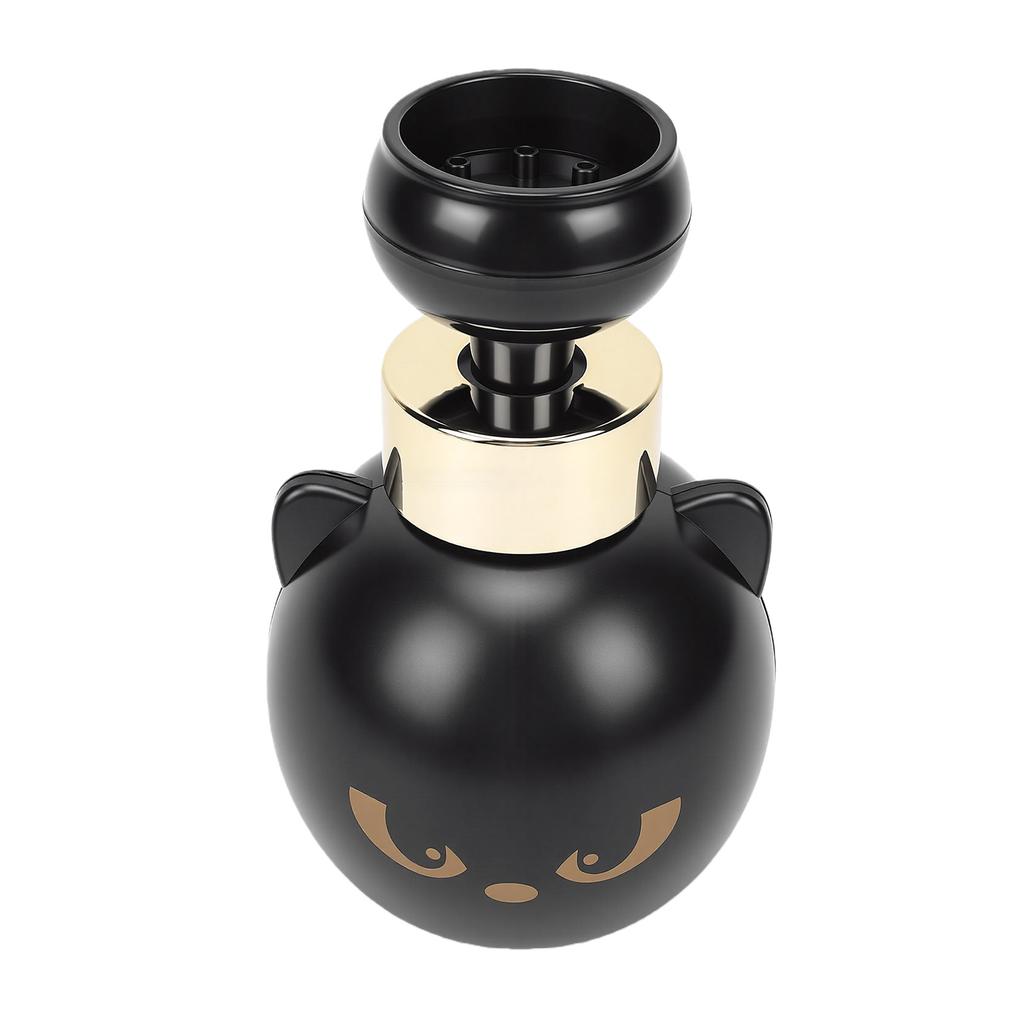Cute Cat Paw Foam Soap Dispenser Refillable Foaming Pump Bottle Creates Paw Shaped Foam for Bathroom Kitchen Black