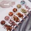6 Color Opal Nail Powder Flakes Sequins Holographic Eco-friendly Chunky Mix Shape Luminous Glitter Sequins