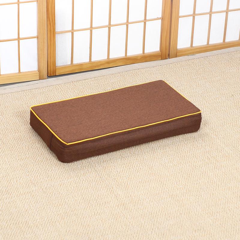 Thickened Meditation & Prostration Zafu Cushion: Removable, Washable Kneeling Mat