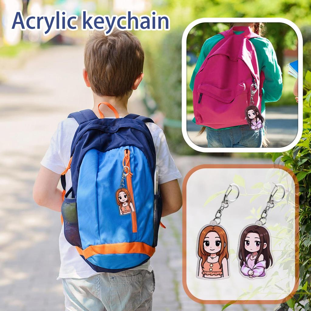 Girls Group Acrylic Keychain New Bag Pendant Accessories Jewelry