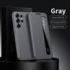 Samsung S26 Ultra Leather Phone Case with Smart Sleep Window and Full Coverage Anti-fall Protection