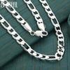 925 Sterling Silver 16-30 Inch 10mm Side Chain Necklace Wedding Jewelry